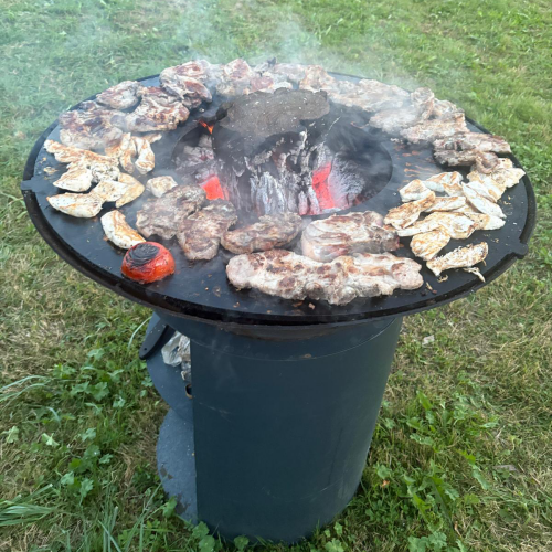 Un chef d'oeuvre de brasero pour le club d'aeromodélisme de la Coupe Icare 2025